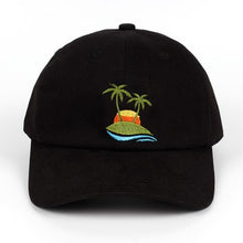 Load image into Gallery viewer, Palm Trees Curved Dad Hat
